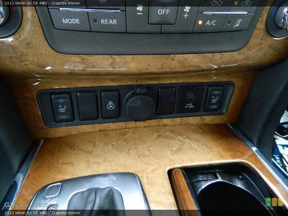 Graphite Interior Controls for the 2013 Infiniti QX 56 4WD #86232920