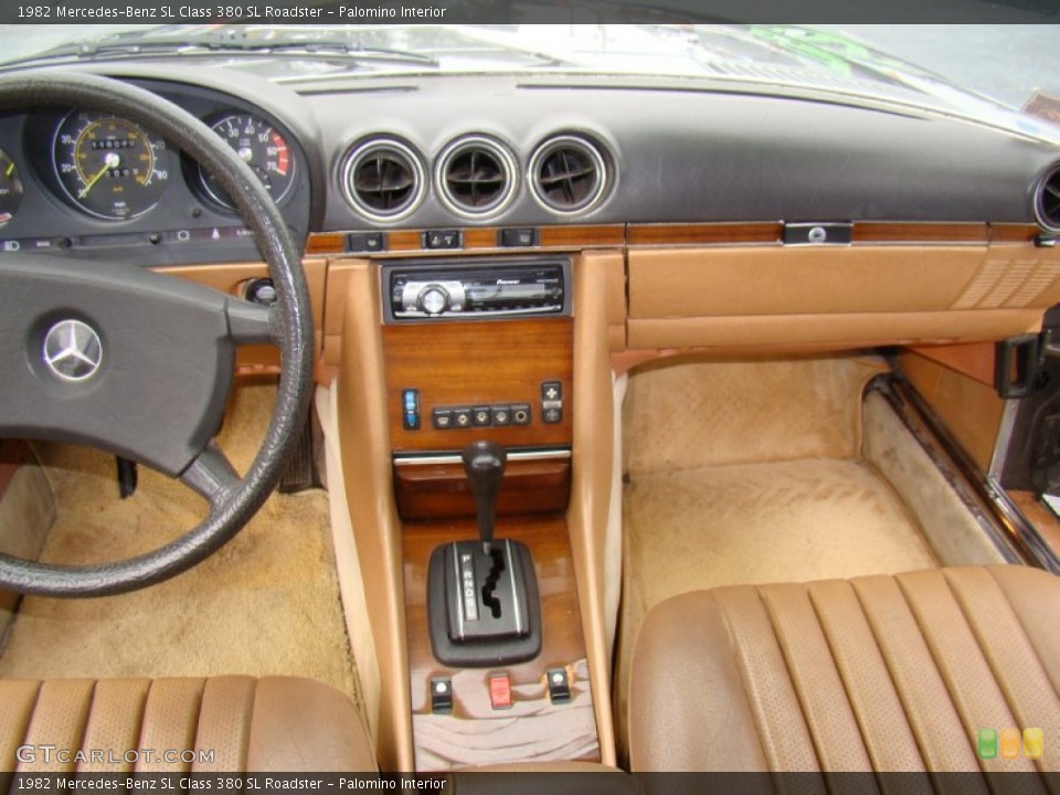 Palomino Interior Dashboard for the 1982 Mercedes-Benz SL Class 380 SL Roadster #86235887