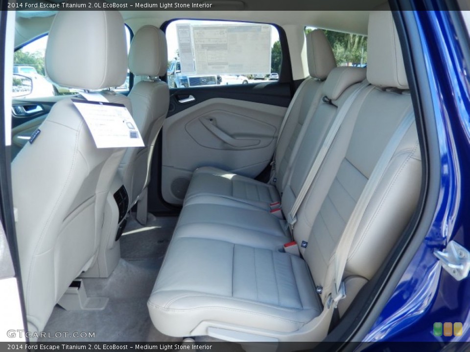 Medium Light Stone Interior Rear Seat for the 2014 Ford Escape Titanium 2.0L EcoBoost #86238493