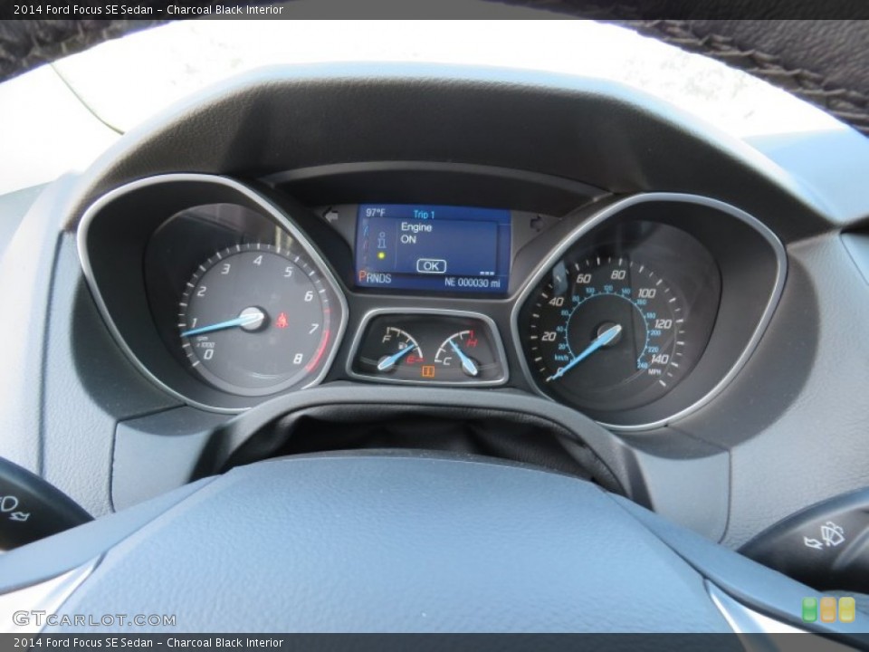 Charcoal Black Interior Gauges for the 2014 Ford Focus SE Sedan #86239367