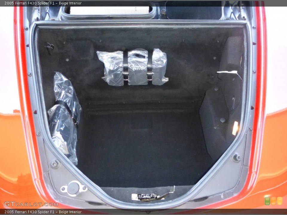 Beige Interior Trunk for the 2005 Ferrari F430 Spider F1 #86240957