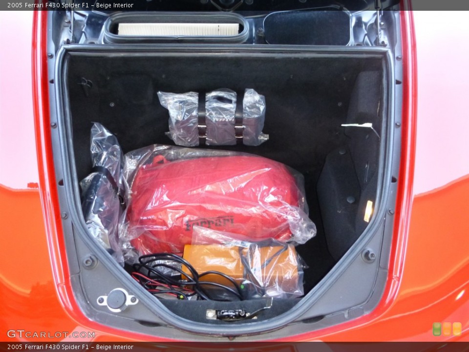 Beige Interior Trunk for the 2005 Ferrari F430 Spider F1 #86241005