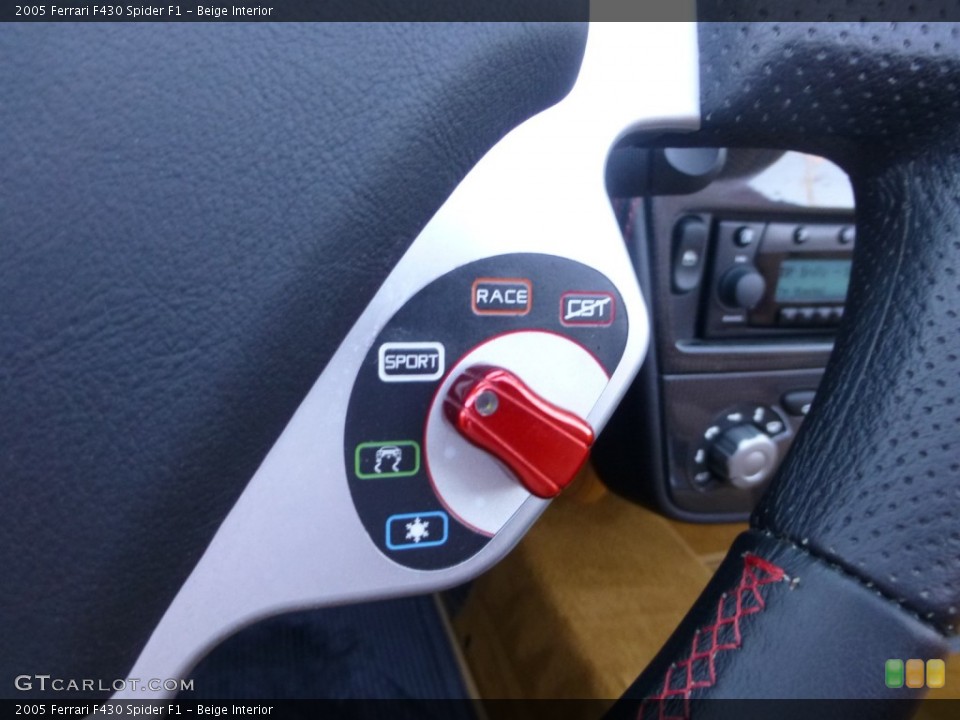 Beige Interior Controls for the 2005 Ferrari F430 Spider F1 #86241443