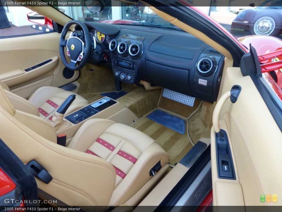 Beige Interior Dashboard for the 2005 Ferrari F430 Spider F1 #86241527