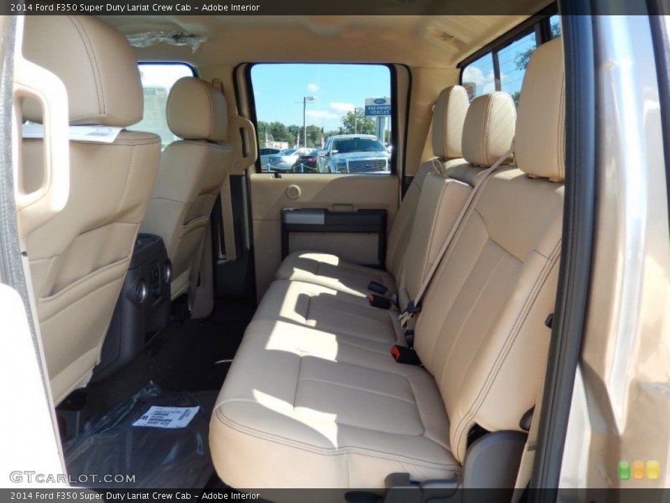 Adobe Interior Rear Seat for the 2014 Ford F350 Super Duty Lariat Crew Cab #86241923