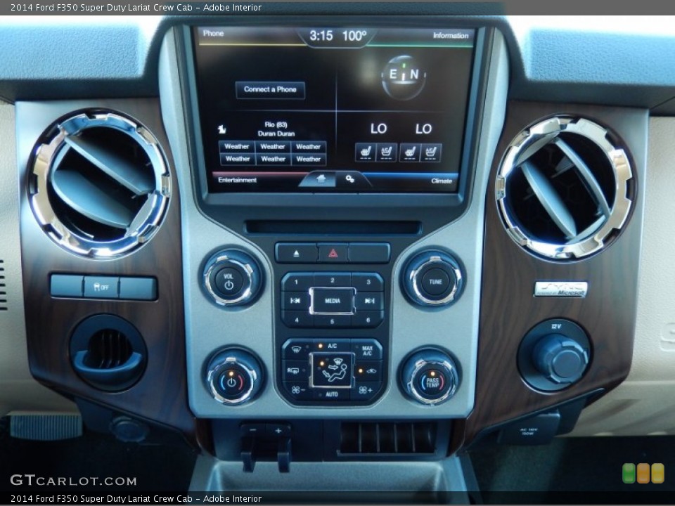 Adobe Interior Controls for the 2014 Ford F350 Super Duty Lariat Crew Cab #86241995