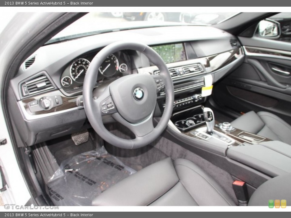 Black Interior Prime Interior for the 2013 BMW 5 Series ActiveHybrid 5 #86242430
