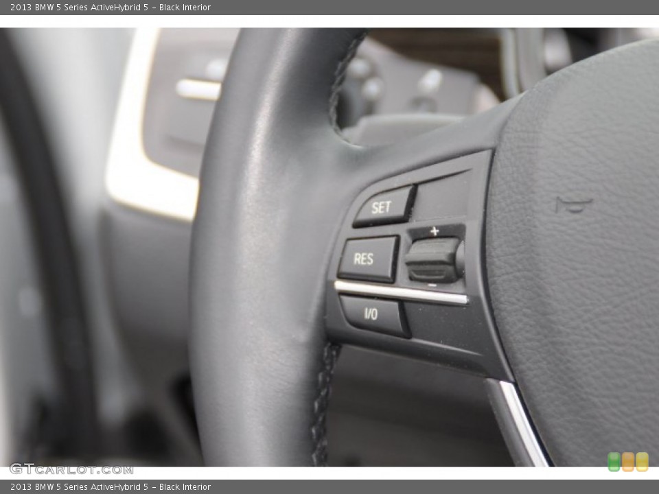 Black Interior Controls for the 2013 BMW 5 Series ActiveHybrid 5 #86242613