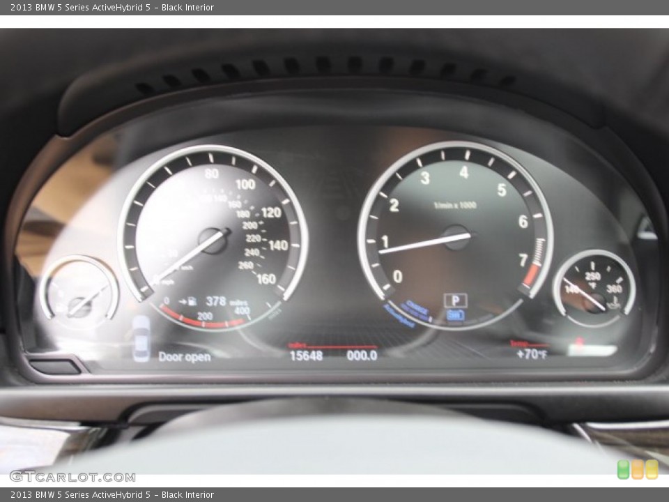Black Interior Gauges for the 2013 BMW 5 Series ActiveHybrid 5 #86242652