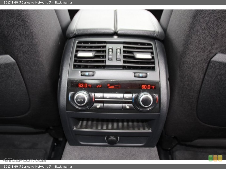 Black Interior Controls for the 2013 BMW 5 Series ActiveHybrid 5 #86242784