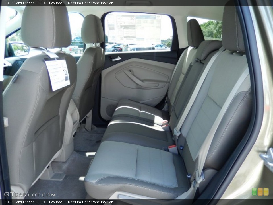 Medium Light Stone Interior Rear Seat for the 2014 Ford Escape SE 1.6L EcoBoost #86242787