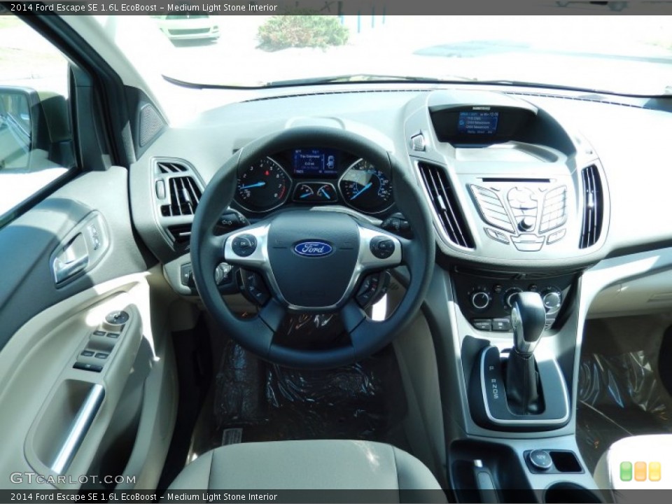 Medium Light Stone Interior Dashboard for the 2014 Ford Escape SE 1.6L EcoBoost #86242808