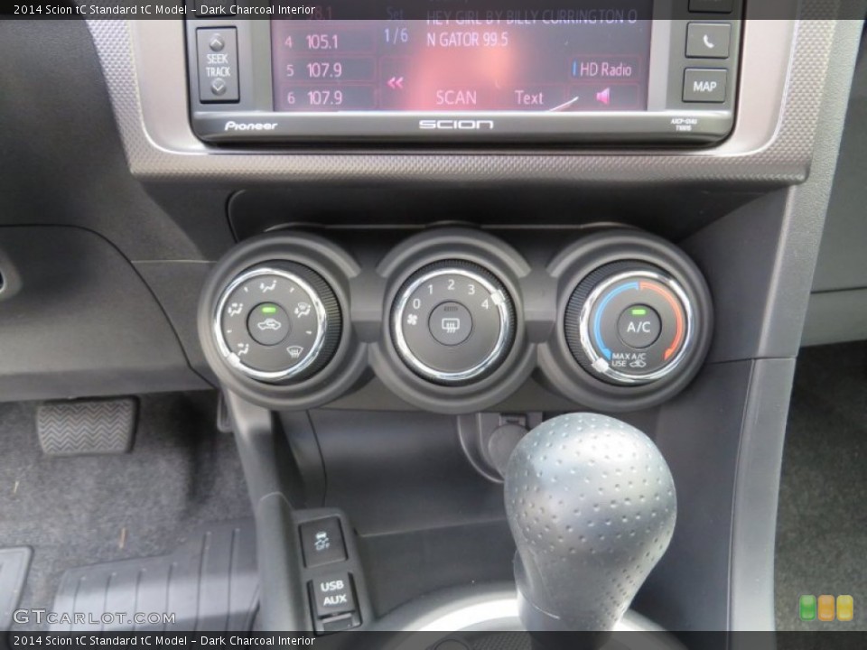 Dark Charcoal Interior Controls for the 2014 Scion tC  #86243873
