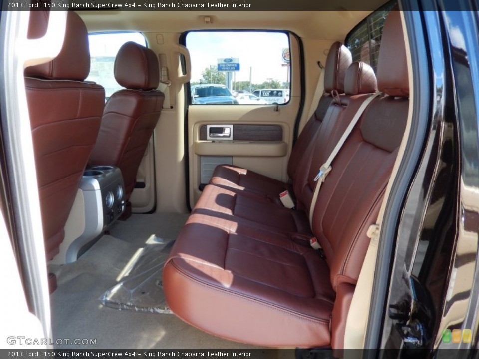 King Ranch Chaparral Leather Interior Rear Seat for the 2013 Ford F150 King Ranch SuperCrew 4x4 #86245175