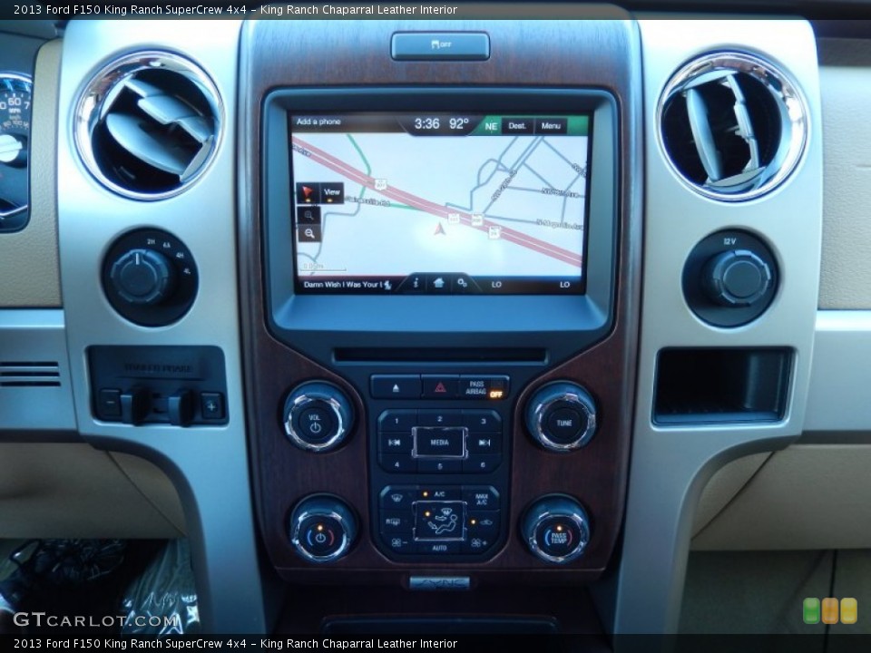 King Ranch Chaparral Leather Interior Controls for the 2013 Ford F150 King Ranch SuperCrew 4x4 #86245265