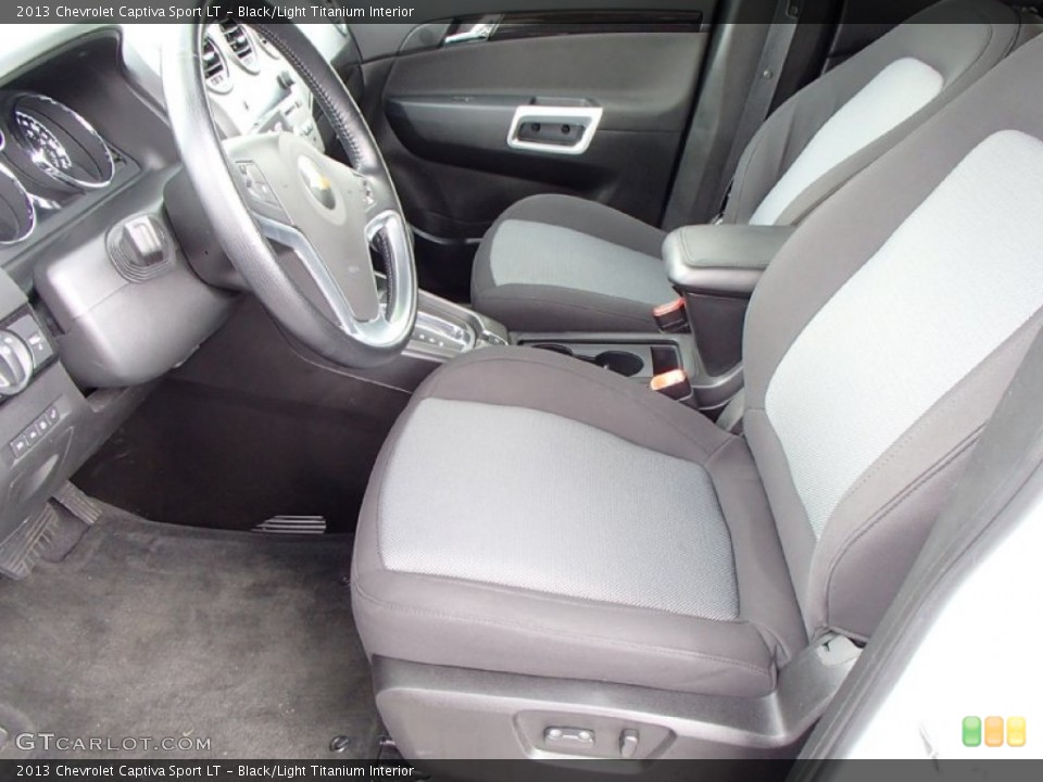 Black/Light Titanium 2013 Chevrolet Captiva Sport Interiors