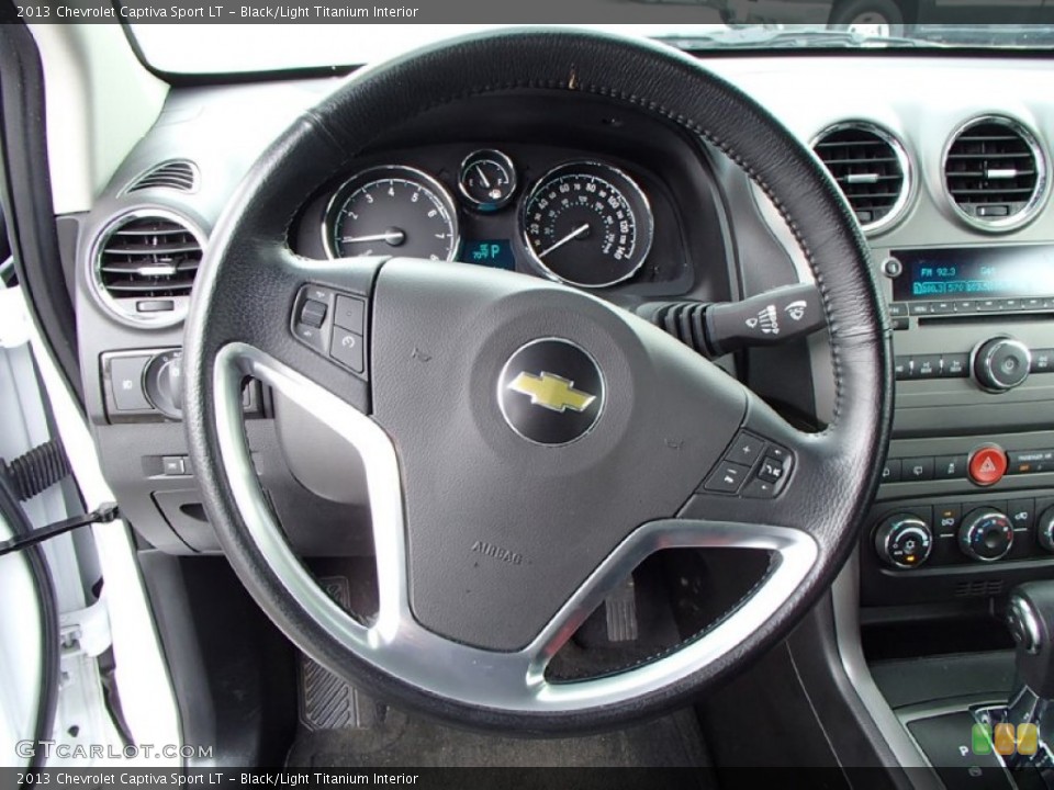 Black/Light Titanium Interior Steering Wheel for the 2013 Chevrolet Captiva Sport LT #86246774