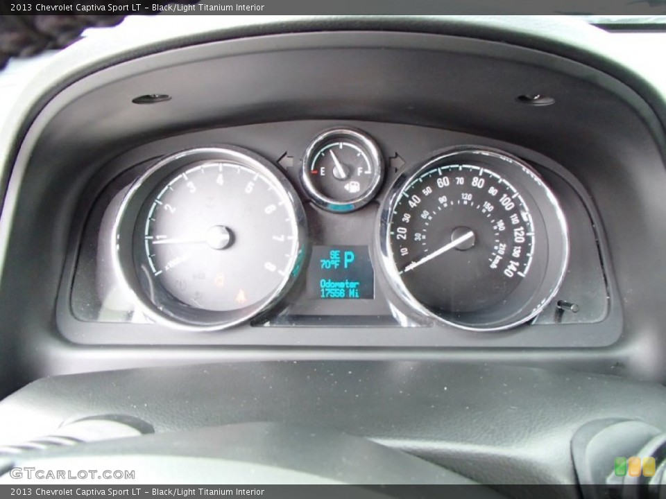 Black/Light Titanium Interior Gauges for the 2013 Chevrolet Captiva Sport LT #86246791