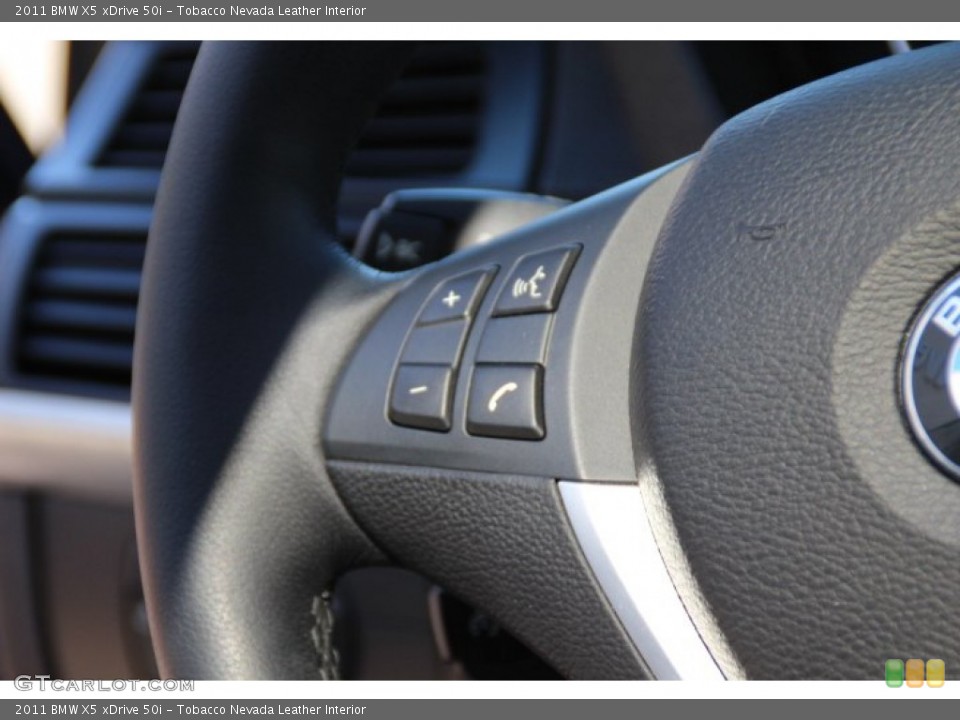 Tobacco Nevada Leather Interior Controls for the 2011 BMW X5 xDrive 50i #86247504