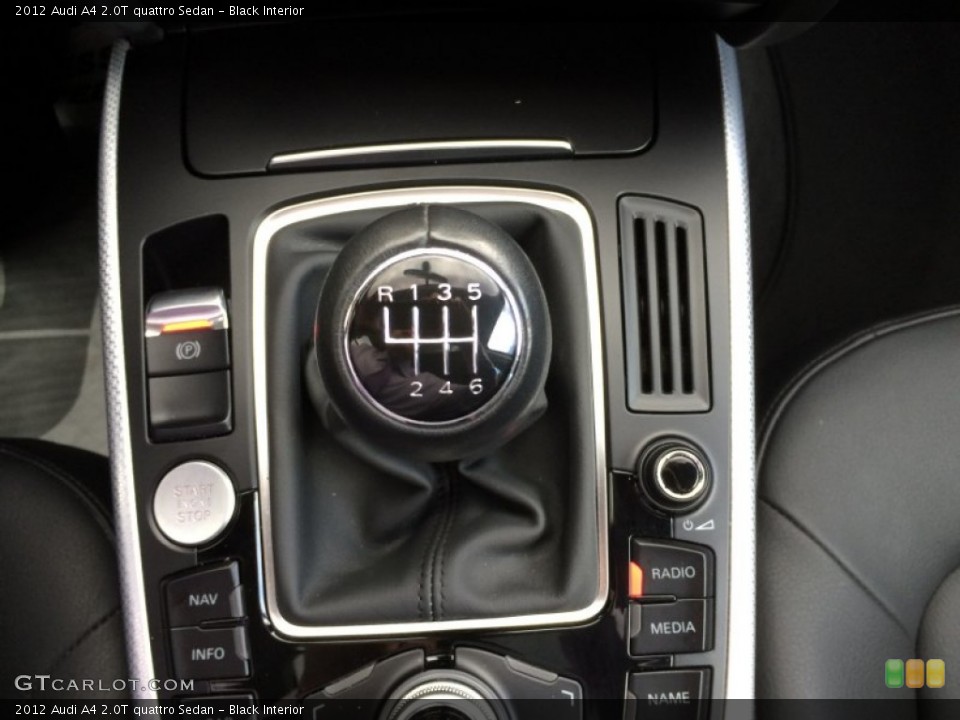 Black Interior Transmission for the 2012 Audi A4 2.0T quattro Sedan #86251289