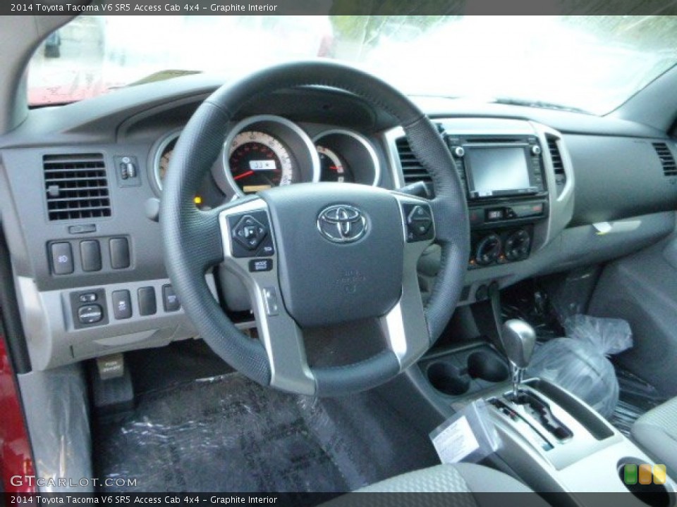 Graphite Interior Photo for the 2014 Toyota Tacoma V6 SR5 Access Cab 4x4 #86251793