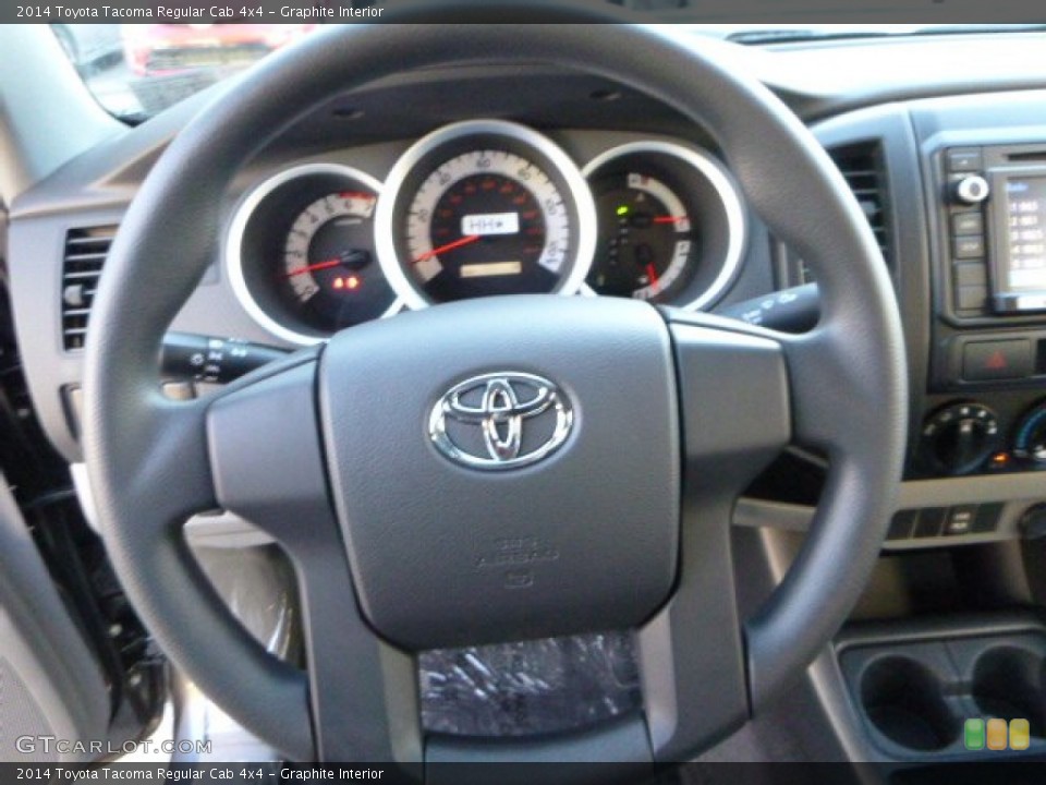 Graphite Interior Steering Wheel for the 2014 Toyota Tacoma Regular Cab 4x4 #86252204