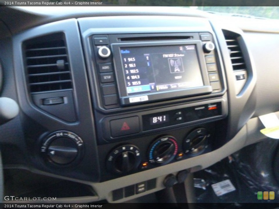 Graphite Interior Controls for the 2014 Toyota Tacoma Regular Cab 4x4 #86252222