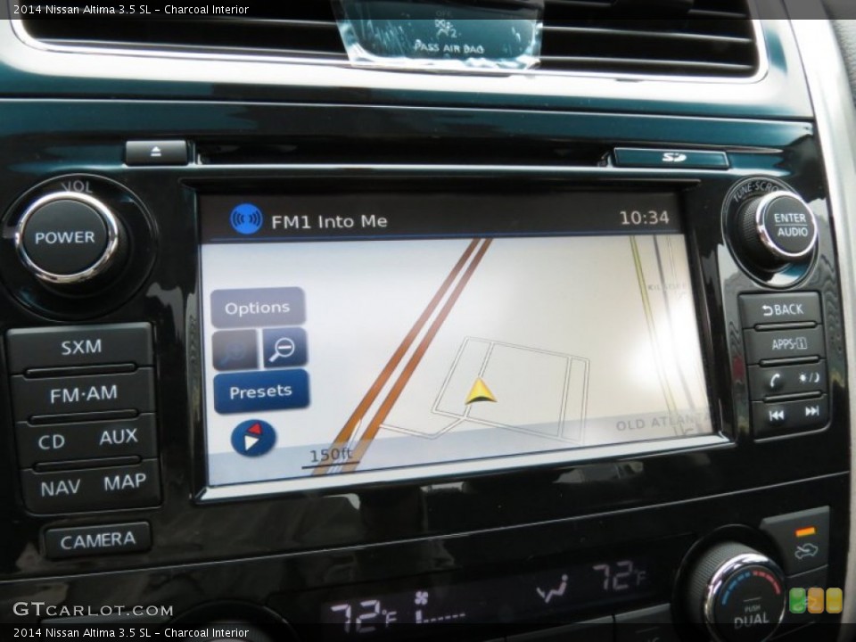 Charcoal Interior Navigation for the 2014 Nissan Altima 3.5 SL #86253923