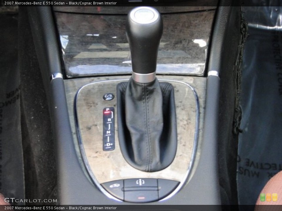 Black/Cognac Brown Interior Transmission for the 2007 Mercedes-Benz E 550 Sedan #86254267