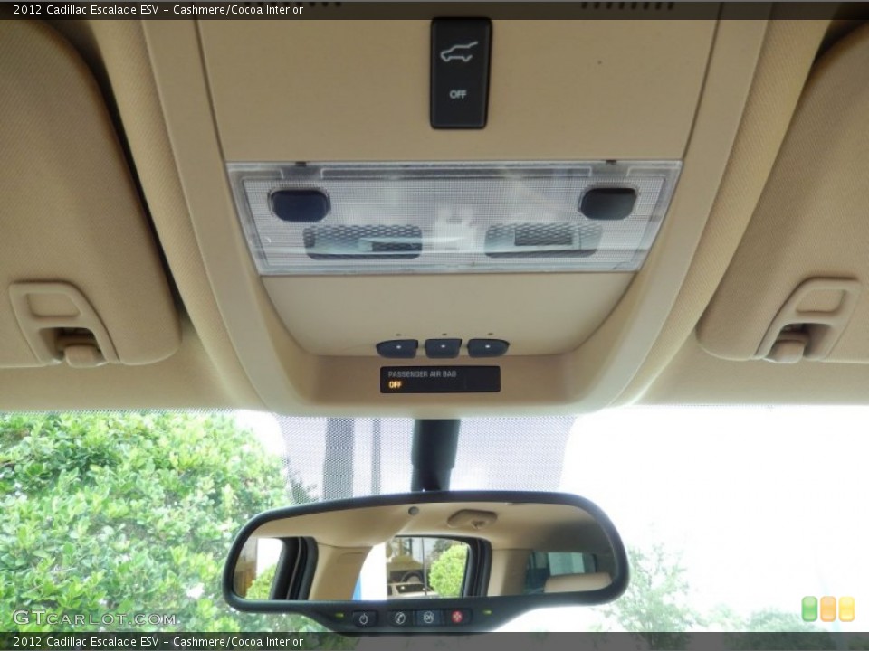 Cashmere/Cocoa Interior Controls for the 2012 Cadillac Escalade ESV #86255165