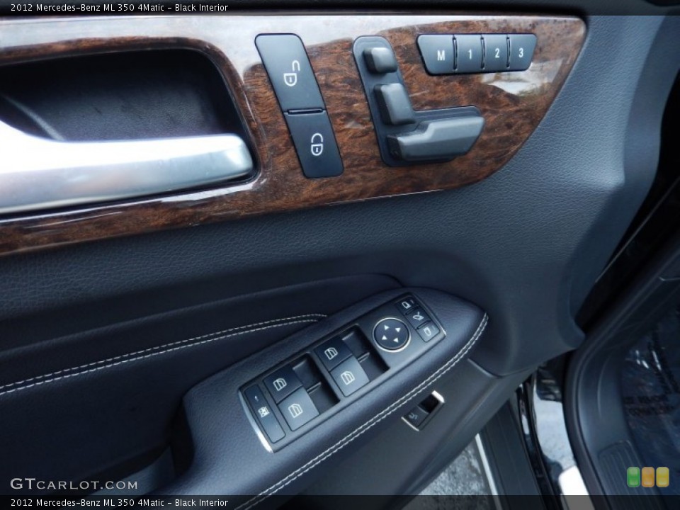 Black Interior Controls for the 2012 Mercedes-Benz ML 350 4Matic #86256005
