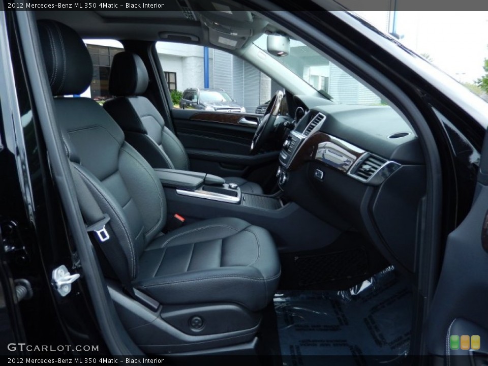 Black Interior Front Seat for the 2012 Mercedes-Benz ML 350 4Matic #86256053