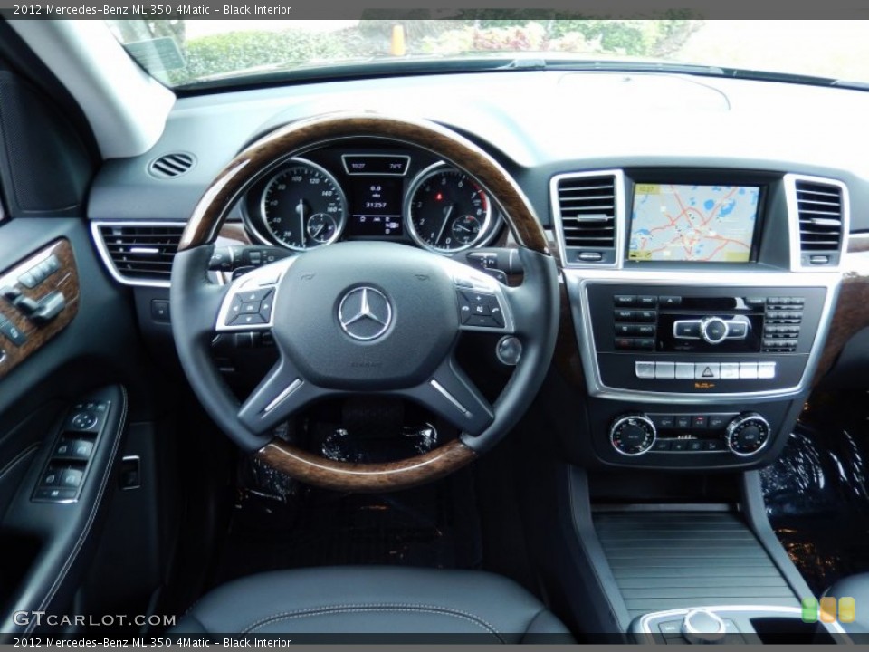Black Interior Dashboard for the 2012 Mercedes-Benz ML 350 4Matic #86256127