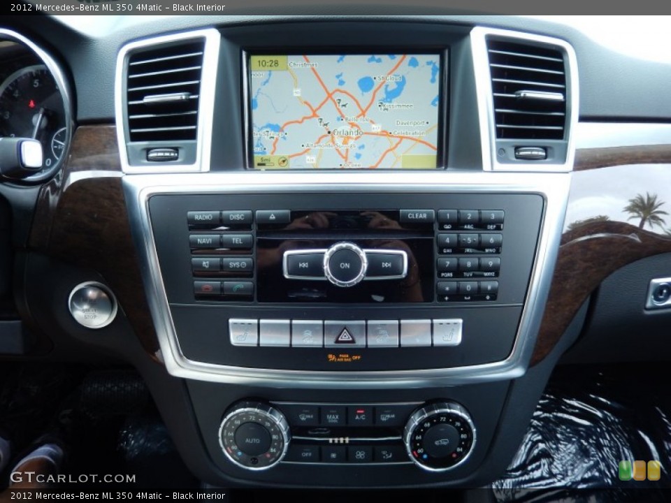 Black Interior Controls for the 2012 Mercedes-Benz ML 350 4Matic #86256164