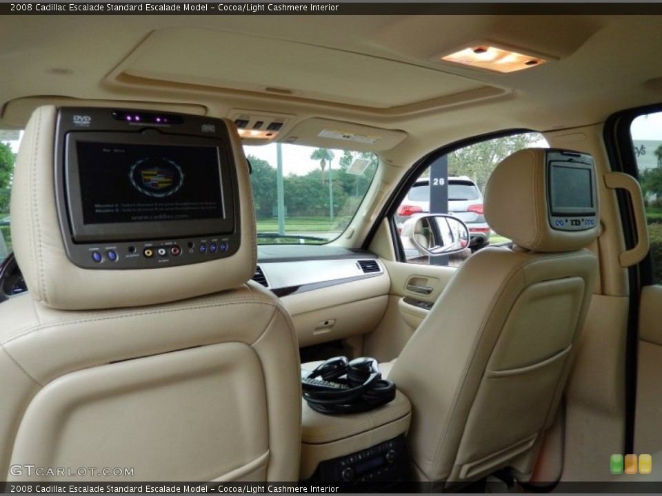 Cocoa/Light Cashmere Interior Entertainment System for the 2008 Cadillac Escalade  #86257025