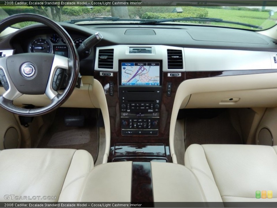 Cocoa/Light Cashmere Interior Dashboard for the 2008 Cadillac Escalade  #86257112