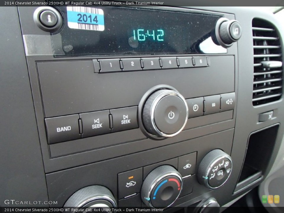 Dark Titanium Interior Audio System for the 2014 Chevrolet Silverado 2500HD WT Regular Cab 4x4 Utility Truck #86257289
