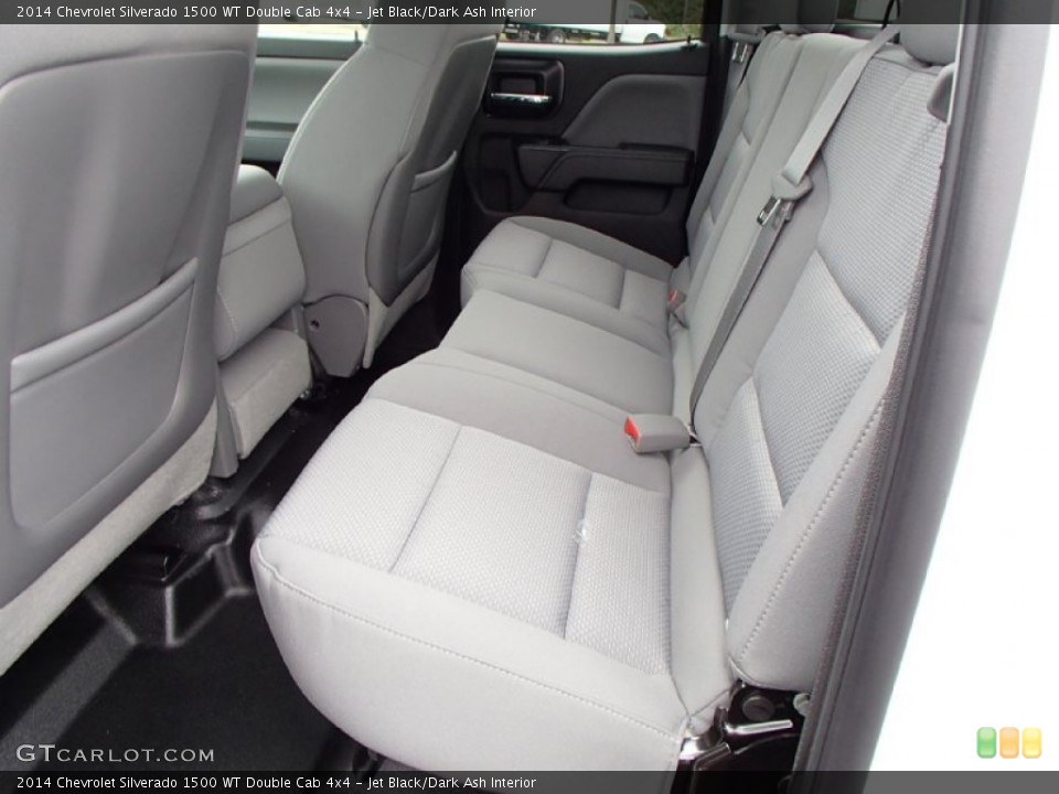 Jet Black/Dark Ash Interior Rear Seat for the 2014 Chevrolet Silverado 1500 WT Double Cab 4x4 #86257433