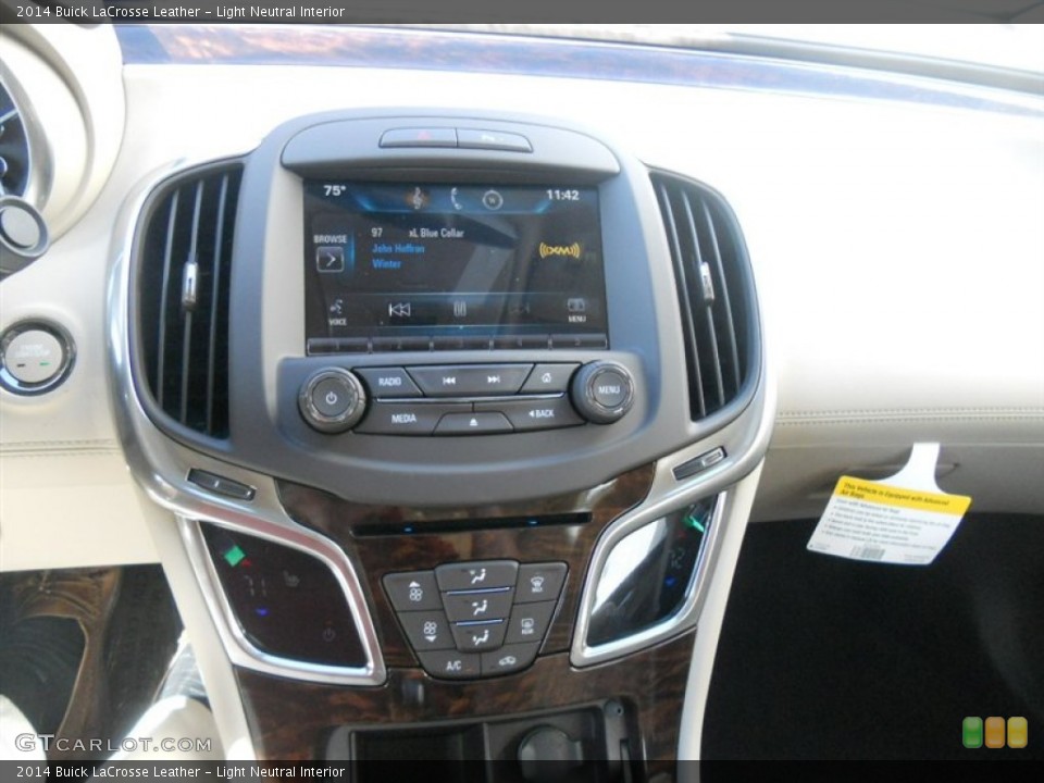 Light Neutral Interior Controls for the 2014 Buick LaCrosse Leather #86267429
