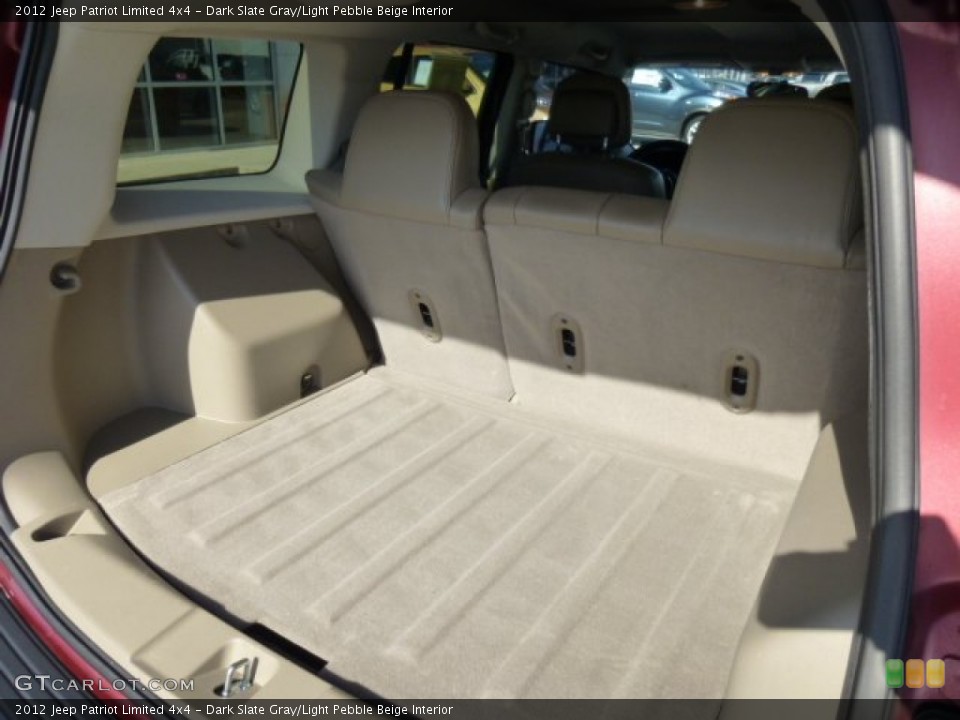 Dark Slate Gray/Light Pebble Beige Interior Trunk for the 2012 Jeep Patriot Limited 4x4 #86267598