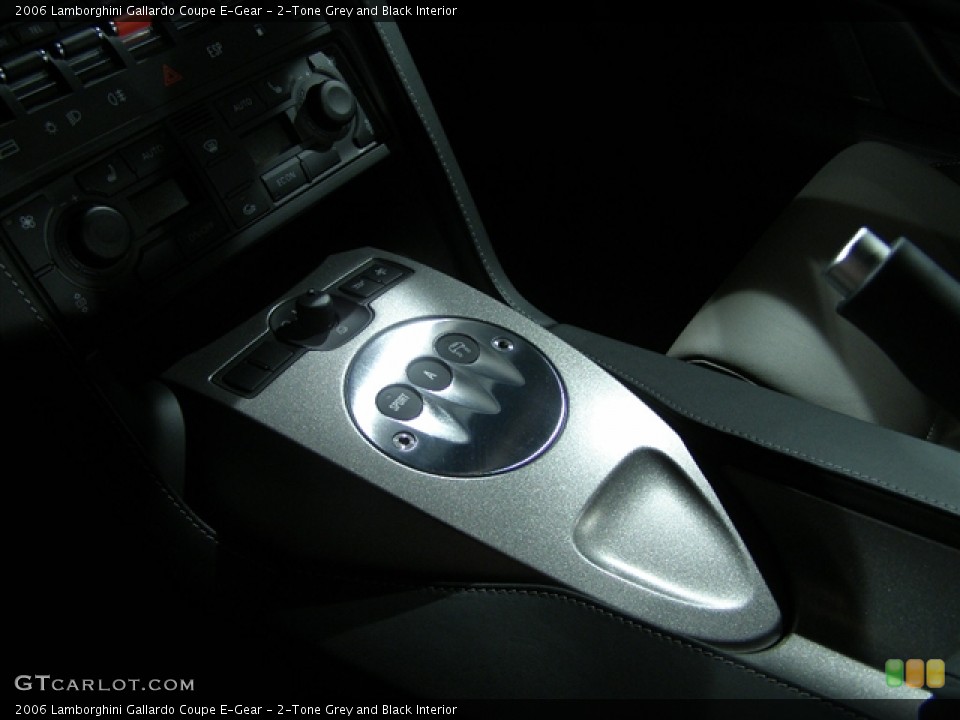 2-Tone Grey and Black Interior Transmission for the 2006 Lamborghini Gallardo Coupe E-Gear #86269