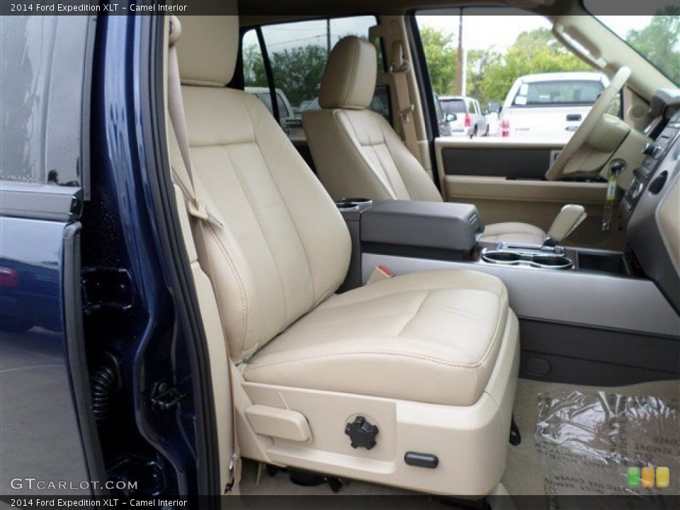 Camel Interior Front Seat for the 2014 Ford Expedition XLT #86271299
