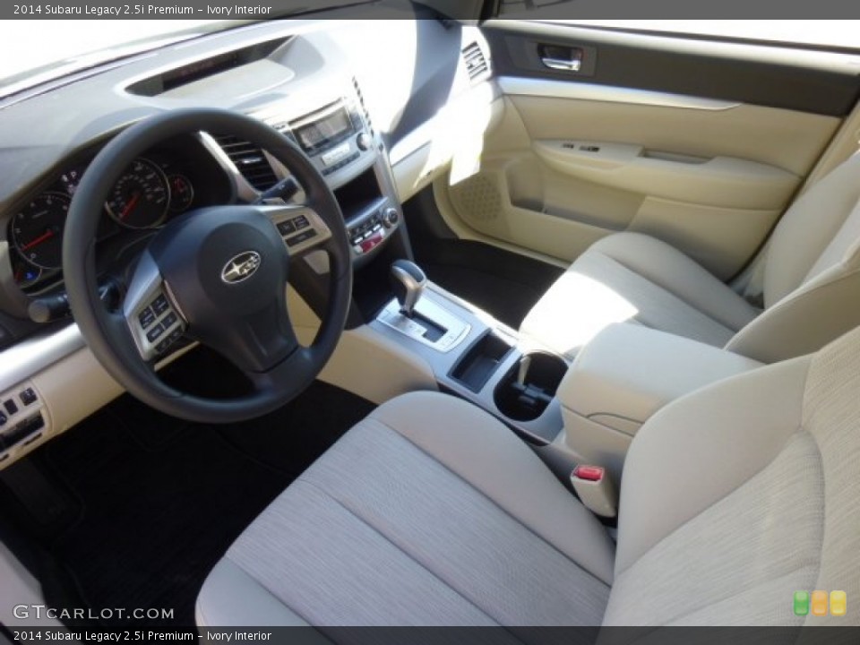 Ivory 2014 Subaru Legacy Interiors