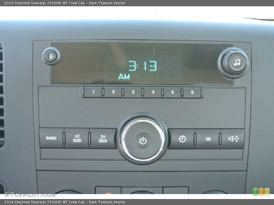 Dark Titanium Interior Audio System for the 2014 Chevrolet Silverado 2500HD WT Crew Cab #86272499