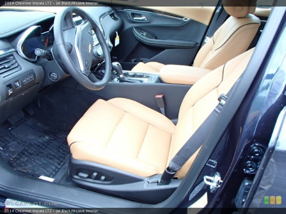 Jet Black/Mojave Interior Front Seat for the 2014 Chevrolet Impala LTZ #86273117
