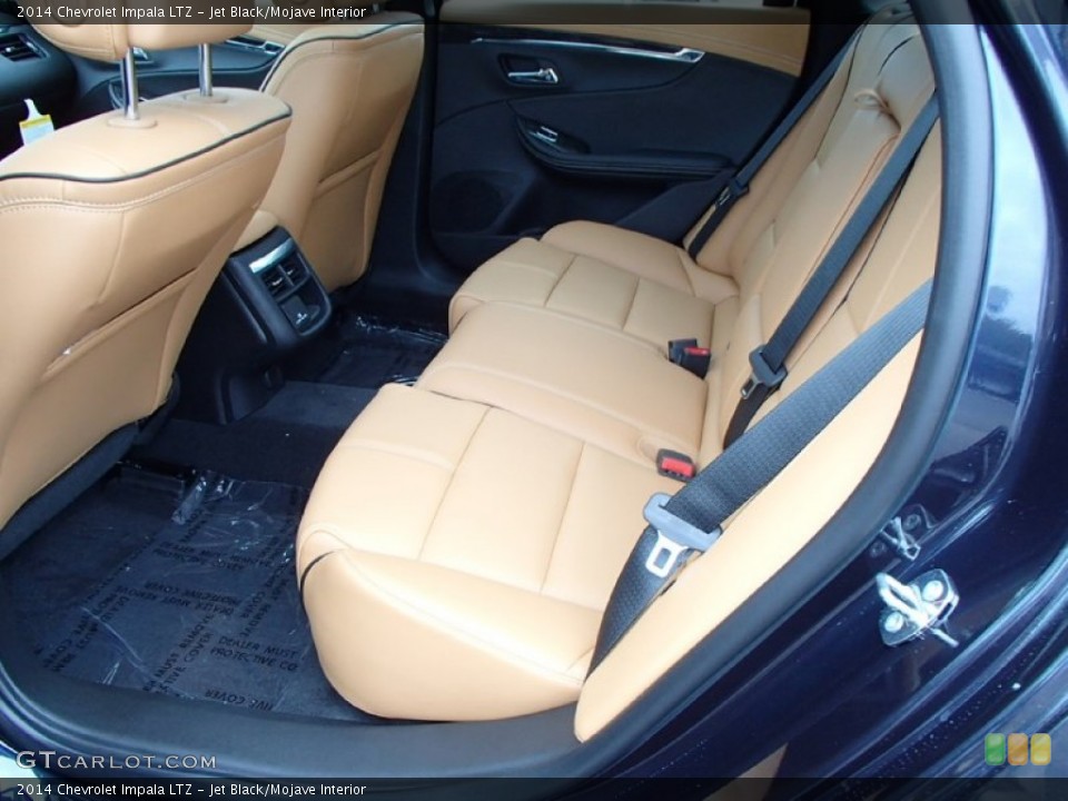 Jet Black/Mojave Interior Rear Seat for the 2014 Chevrolet Impala LTZ #86273186