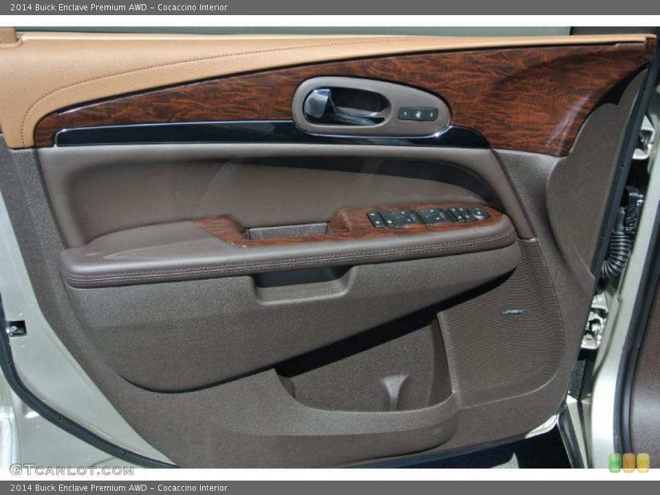 Cocaccino Interior Door Panel for the 2014 Buick Enclave Premium AWD #86273492