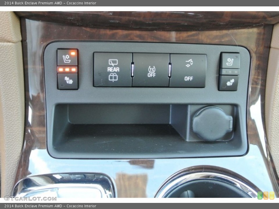 Cocaccino Interior Controls for the 2014 Buick Enclave Premium AWD #86273567