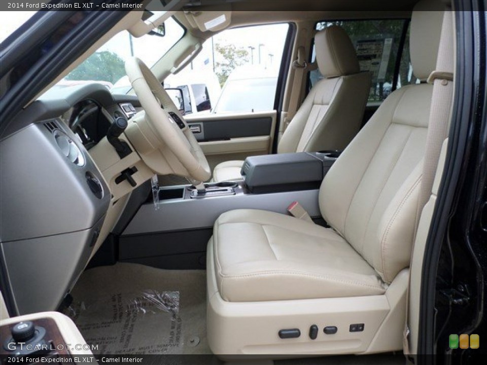 Camel Interior Front Seat for the 2014 Ford Expedition EL XLT #86274524