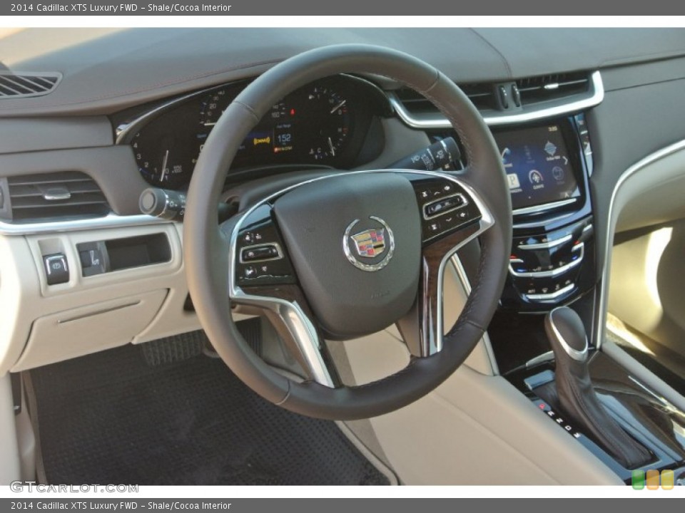 Shale/Cocoa Interior Steering Wheel for the 2014 Cadillac XTS Luxury FWD #86277562